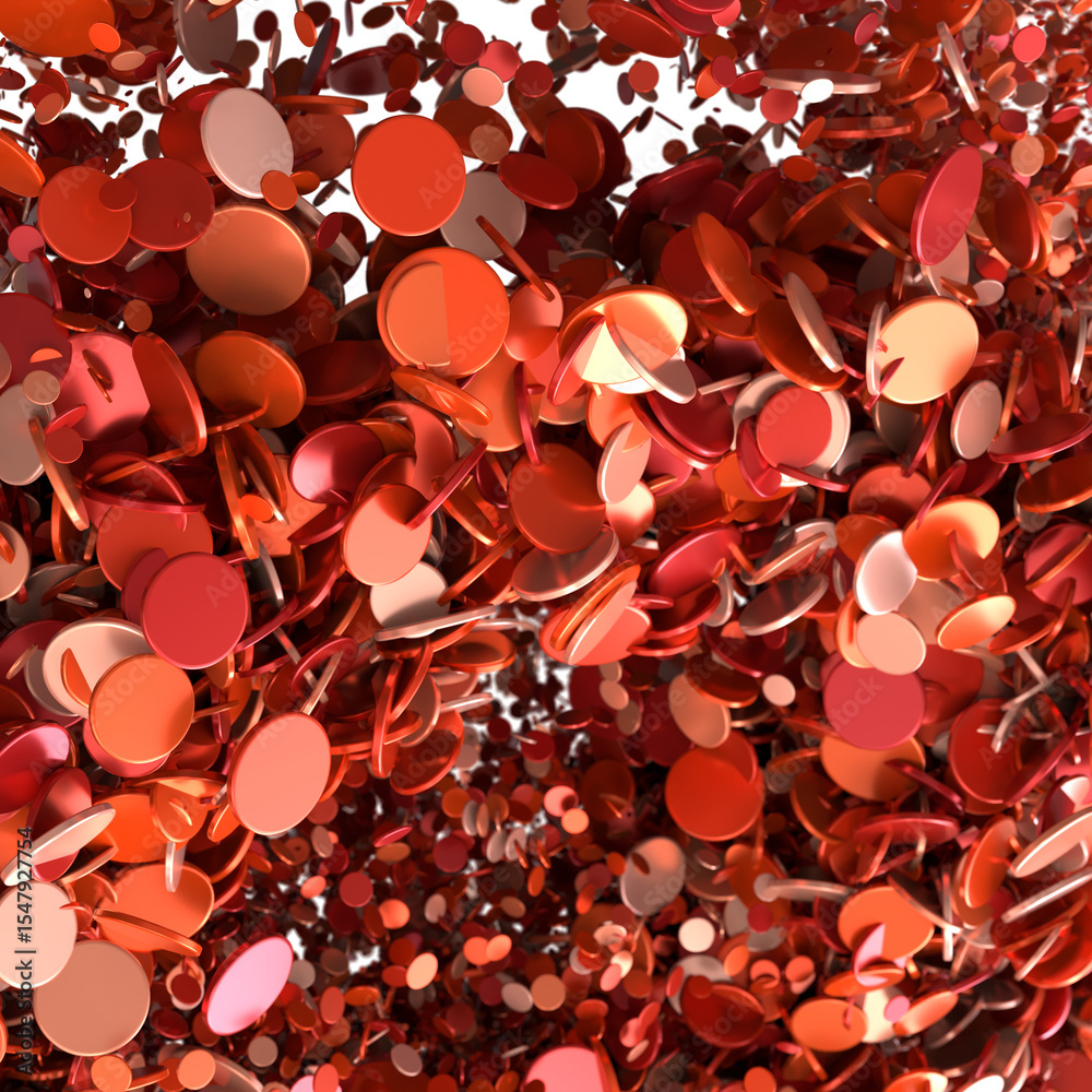 Poster High-resolution image of many red circles. Perfect for backgrounds, presentations, and design projects.