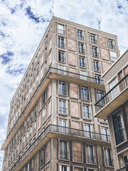 A glimpse of the city's historic and modern architecture, France
