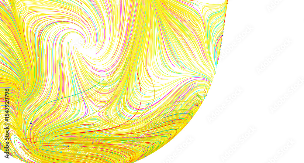 Aufkleber colorful abstract background with swirling lines. perfect for design projects needing a vibrant, dyn