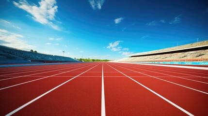 athletes red white blue lines