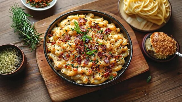 smoky chipotle macaroni zoom in video