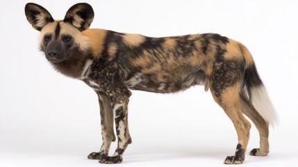 Side view of a wild dog