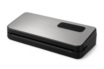 Vacuum sealer machine isolated on transparent background