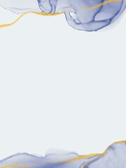 Marble alcohol ink fluid splash abstract illustration background for invitation and greeting card design