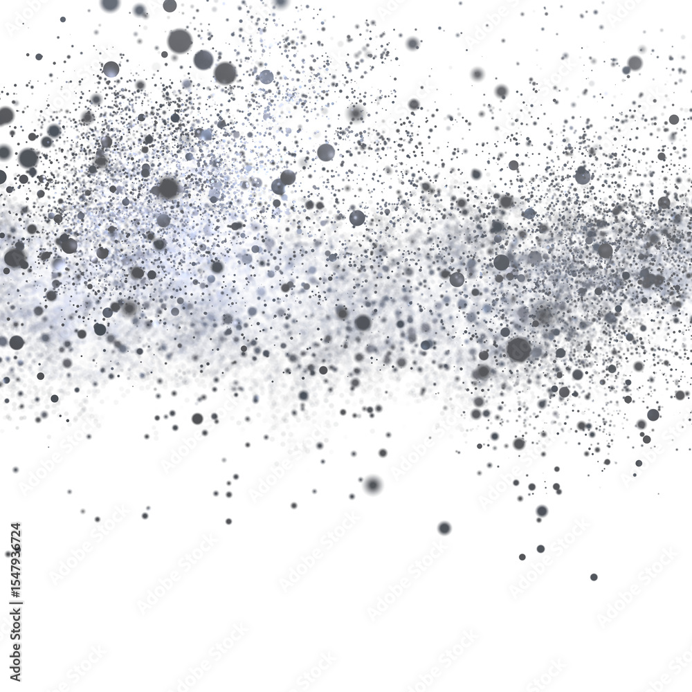 Poster High-resolution image of abstract dust particles, perfect for backgrounds and design projects.