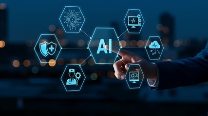 Artificial Intelligence Hub - Data Network Connection - Powered by Adobe