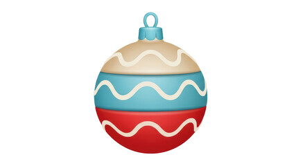 Isolated Christmas Bauble Illustration