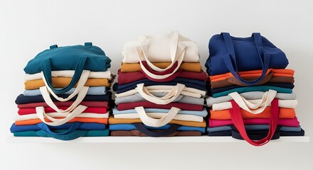 International Plastic Bag Free Day Colorful Tote Bags