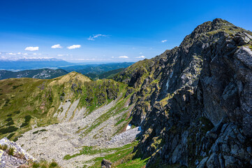 Summer landscape of the Low Tatras, Slovakia.