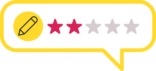 별점리뷰 말풍선 아이콘