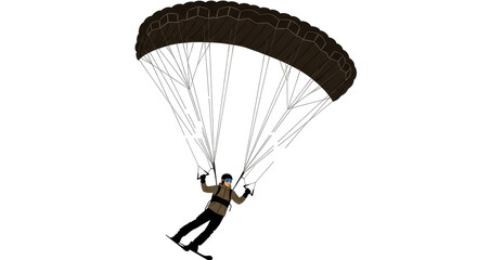 Isolated paraglider