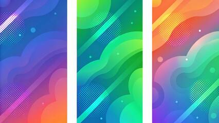 Abstract Gradient colorful image