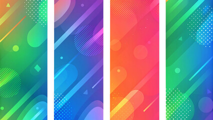 Abstract Gradient colorful image