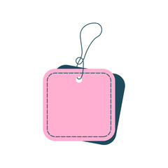 Price tag label illustration. Paper labels vector isolated