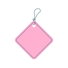 Price tag label illustration. Paper labels vector isolated