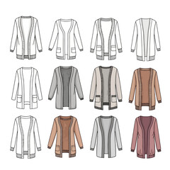 Cardigan fashion collection apparel clothes