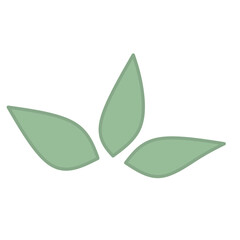 green leaves vector illustration