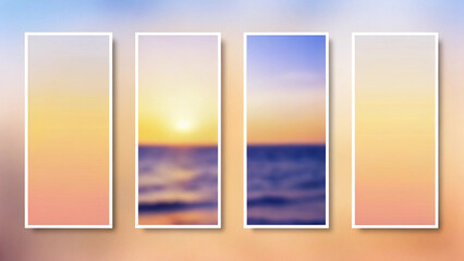 Abstract Gradient colorful image