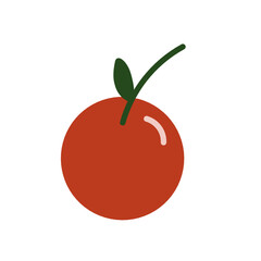 vector illustration of a cherry