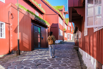 Discovering the charm of traditional red houses in the Faroe Islands