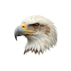 Fototapeta premium Majestic Bald Eagle Head Profile - Wildlife Portrait
