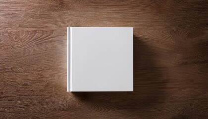 square hardcover book mockup