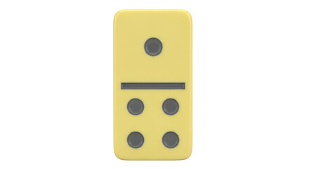 Isolated Domino Tile