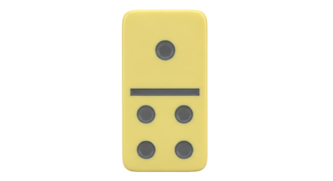Isolated Domino Tile