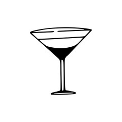 glass of martini