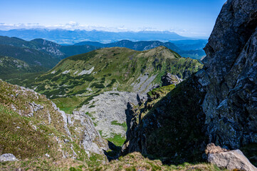 Summer landscape of the Low Tatras, Slovakia.