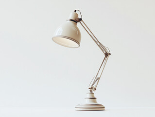 A studio desk lamp, isolated on a clean white background, with adjustable neck and minimal shadow.