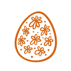 A Decorative Floral Easter Egg Graphic that captures the essence of spring and celebration