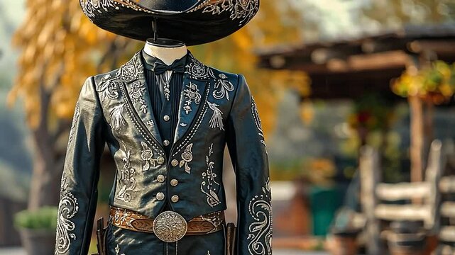 traditional charro suit mexican attire video