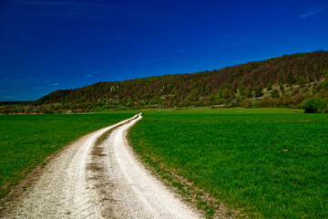 Naklejka premium a beautiful day in the ancient town of Dollnstein