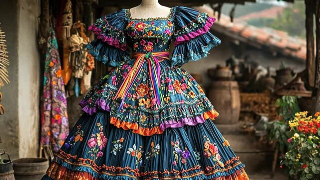 traditional jalisco charro dress video