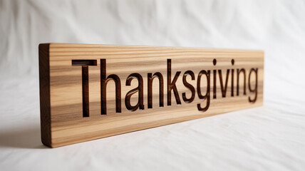 Engraved Wooden Thanksgiving Sign Autumn Decor