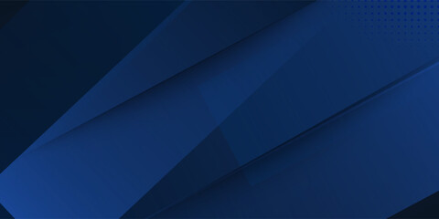 Obraz premium Modern dark blue paper background with dark 3d layered line triangle texture in elegant website or textured paper design