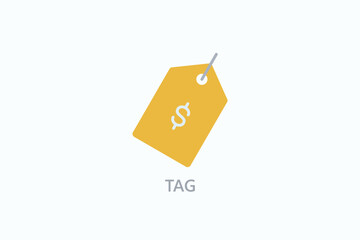 Tag Icon Or Logo Isolated Illustration