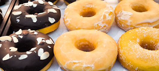 Sugar-sprinkled donuts are a high-energy food.