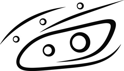 vector illustration of an car logo