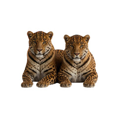 Obraz premium Majestic Pair of Jaguars Wild Beauty and Power