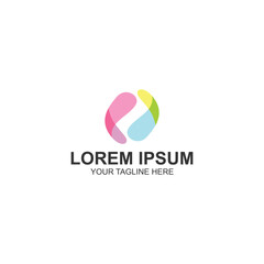 Obraz premium lorem ipsum logo design for brand identity or business with creative illustration
