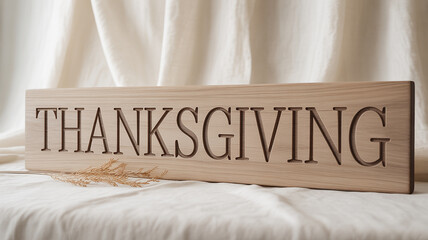 Thanksgiving Wooden Sign Autumn Decor Rustic Farmhouse Style