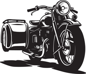 Grungy silhouette vector illustration of a man on a motorcycle, perfect for a speed-themed party poster design