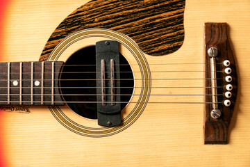 Acoustic Guitar – Classic Wooden Musical Instrument