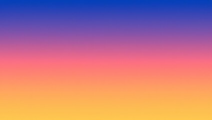 A vibrant gradient background transitioning from blue to yellow with soft color blending effect