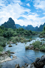 mountain river in the mountains