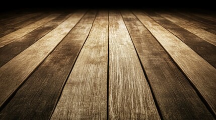 Close-up view of weathered wooden planks