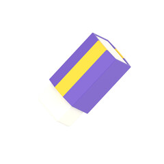 3d cartoon eraser