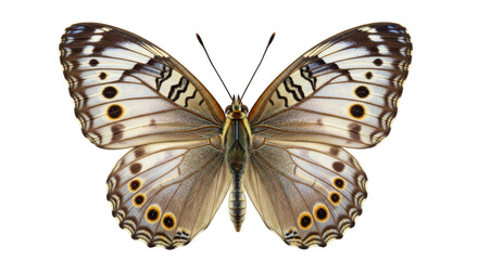 Isolated White Admiral Butterfly